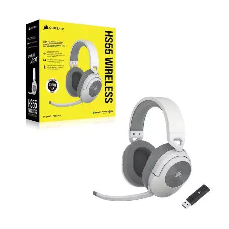 Corsair HS55 WIRELESS Blanc 7.1 Surround Blanc - Micro-casque - 3