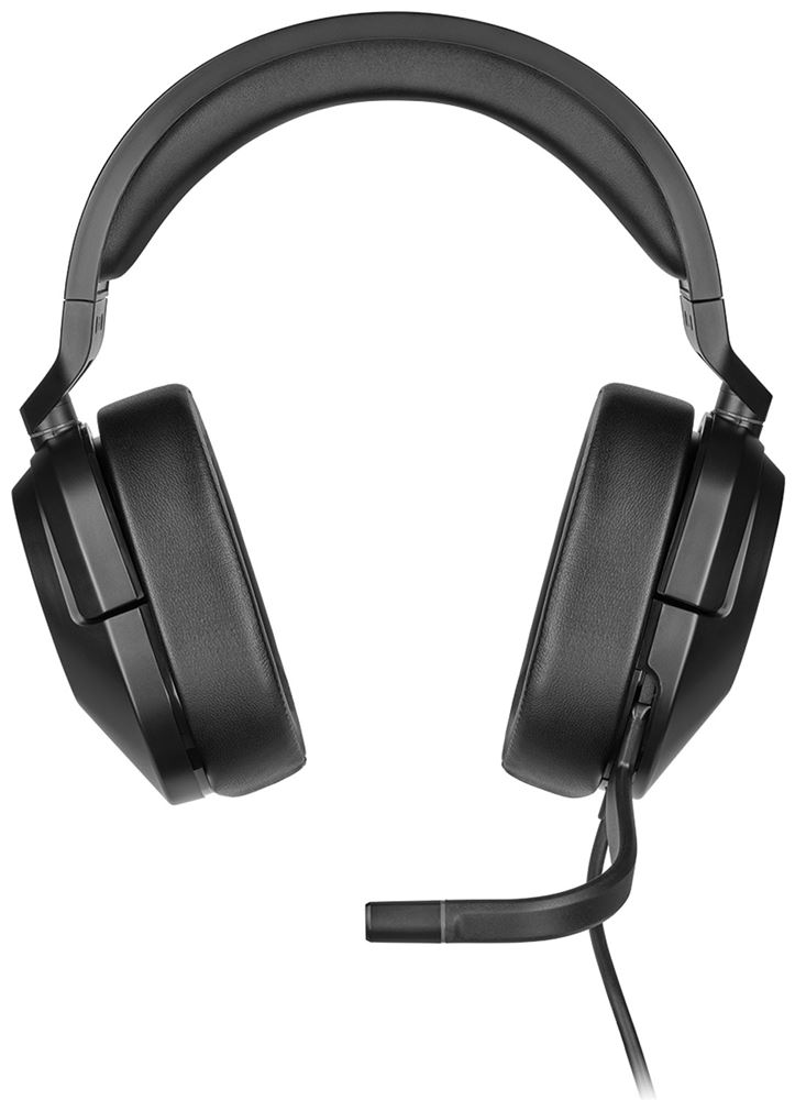 Grosbill Micro-casque Corsair HS55 Stereo - Carbon/Filaire