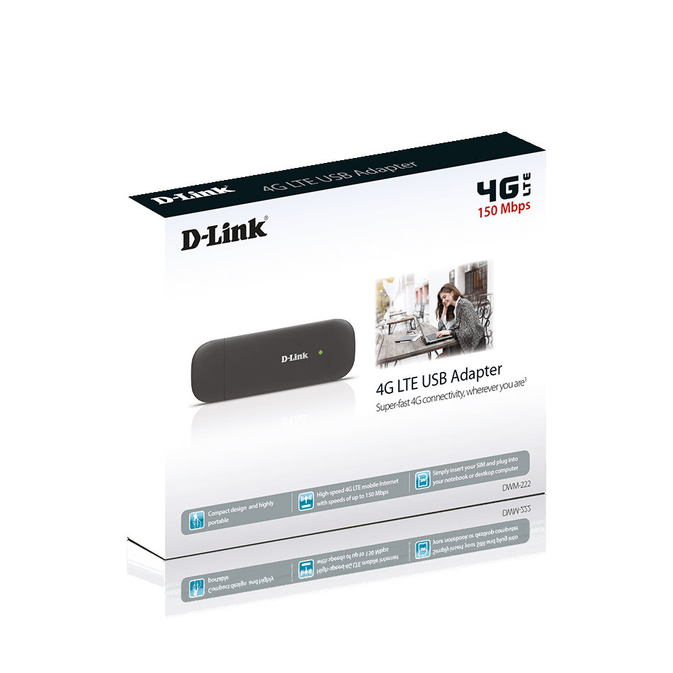 D-Link USB 4G LTE 150Mb - DWM-222 - Routeur D-Link - grosbill-pro.com - 1