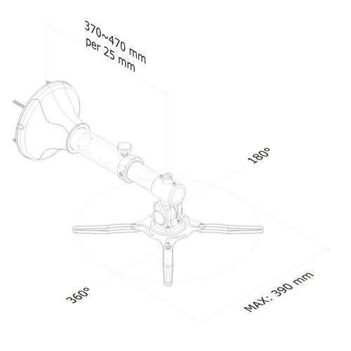 Projector Wall Mount UltraShortThrow SIL - Achat / Vente sur grosbill-pro.com - 2