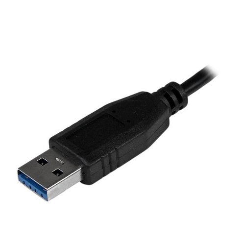 Portable 4 Port Mini USB 3.0 Hub - Black - Achat / Vente sur grosbill-pro.com - 3