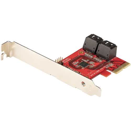 PCI-E - 4 Ports SATA - Carte contrôleur StarTech - grosbill-pro.com - 0