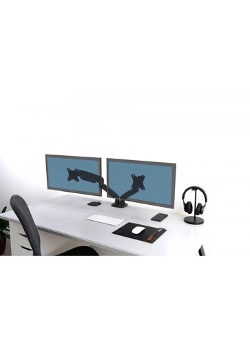 MONITOR ARM VESA DUAL SCREEN - Accessoire écran Port - grosbill-pro.com - 5