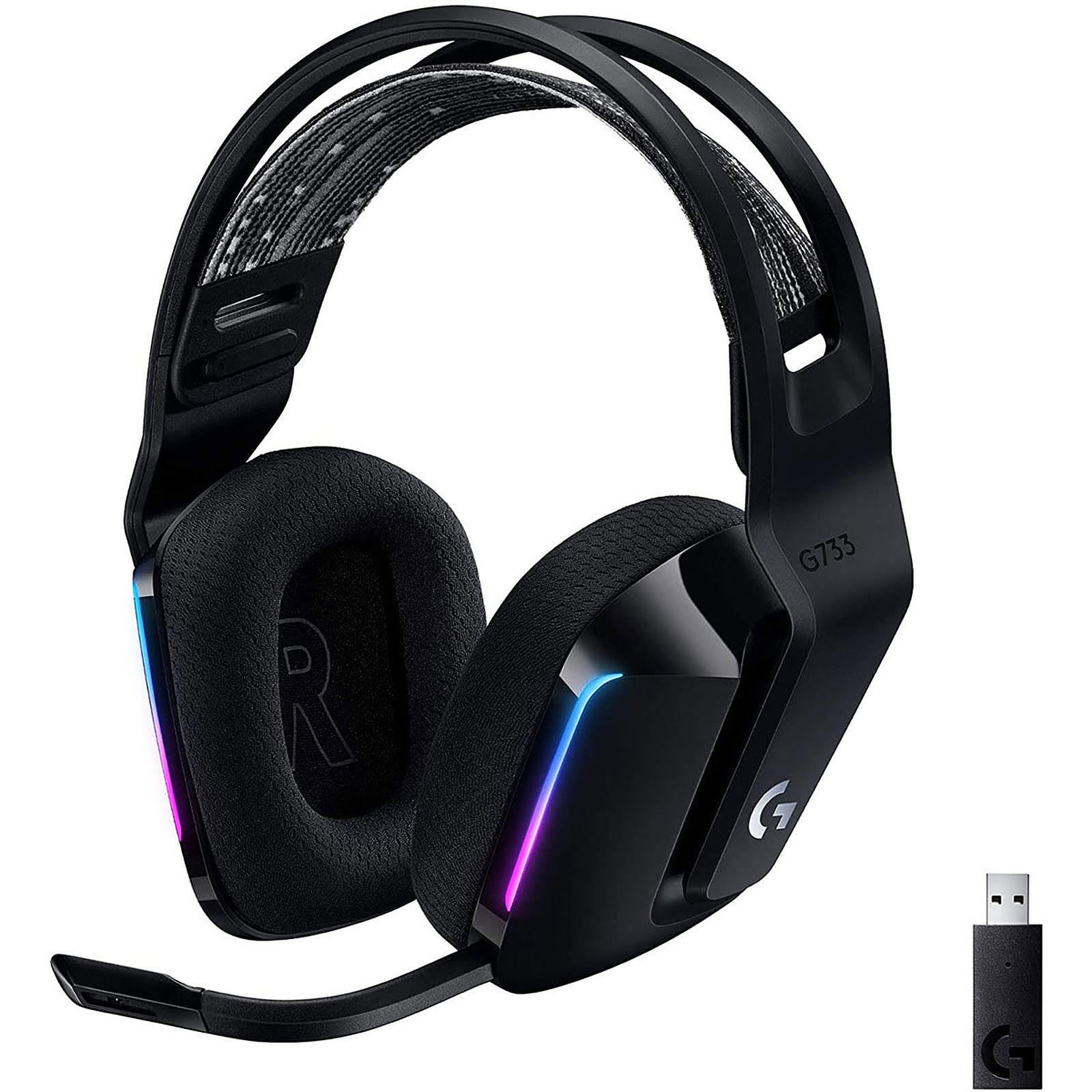 Logitech G733 LightSpeed RGB 7.1 Surround RGB - Micro-casque - 0