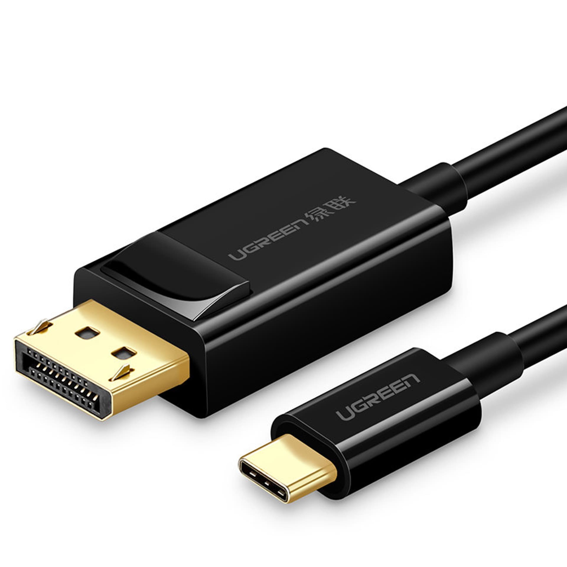 Câble USB-C vers DP/4K30Hz/1.5m/Noir