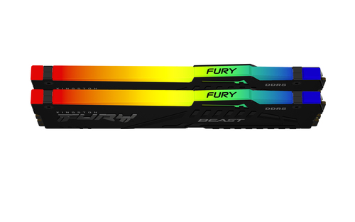 Kingston Fury Beast RGB 32Go (2x16Go) DDR5 6000MHz - Mémoire PC Kingston sur grosbill-pro.com - 1