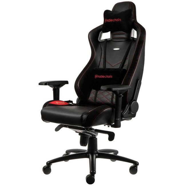 NobleChairs EPIC Series Noir/Rouge - Siège PC Gamer - grosbill-pro.com - 1