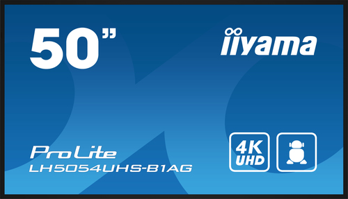 Iiyama LH5054UHS-B1AG (LH5054UHS-B1AG) - Achat / Vente Affichage dynamique sur grosbill-pro.com - 1