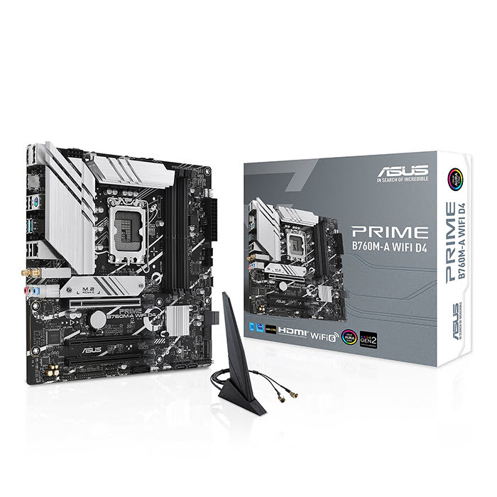 Asus PRIME B760M-A WIFI D4 Micro-ATX  - Carte mère Asus - 0