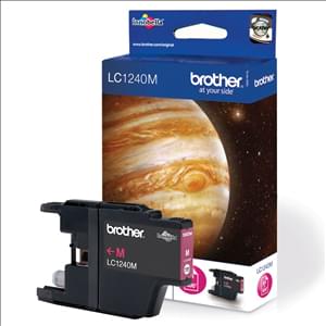 Cartouche LC1240M Magenta pour imprimante Jet d'encre Brother - 0