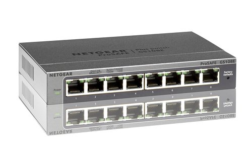 Switch Netgear 8 ports 10/100/1000 - GS108E   - grosbill-pro.com - 3