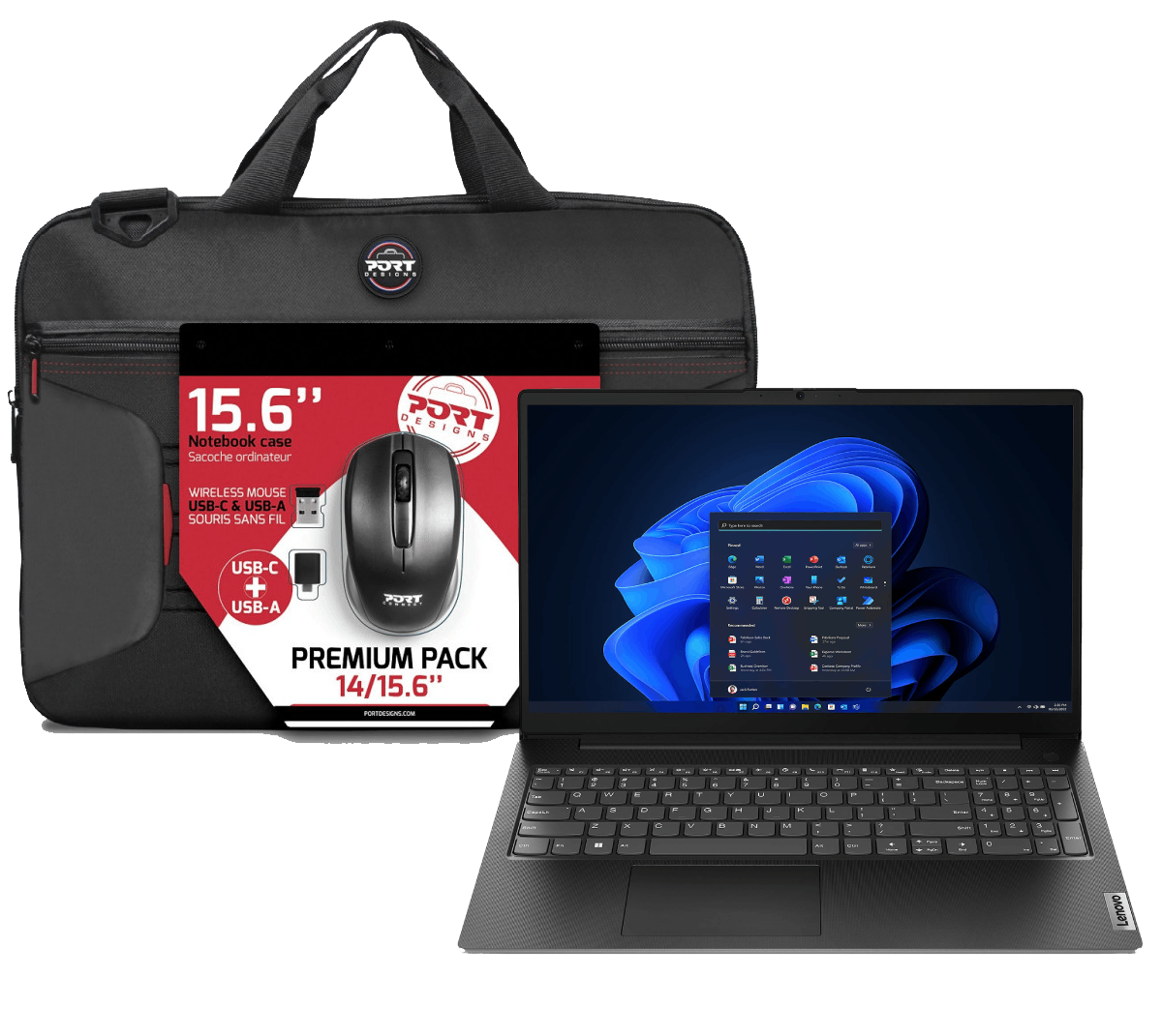 15.6" FHD/i3-1315U/8Go/512Go/W11 + sacoche souris