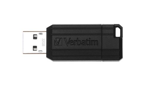 Grosbill Clé USB Verbatim USB Memory/32GB Pinstripe Black