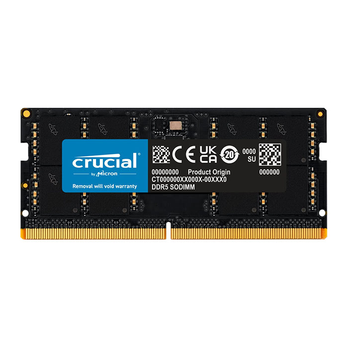 Crucial 32Go DDR5 4800MHz CT32G48C40S5 - Mémoire PC portable - 0