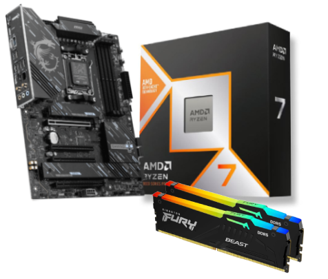 X870 GAMING PLUS WIFI + 9800X3D + Fury Beast 2x16