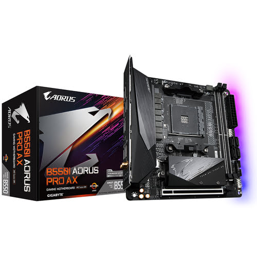 Grosbill Carte mère Gigabyte B550I AORUS PRO AX - B550/AM4/DDR4/ITX