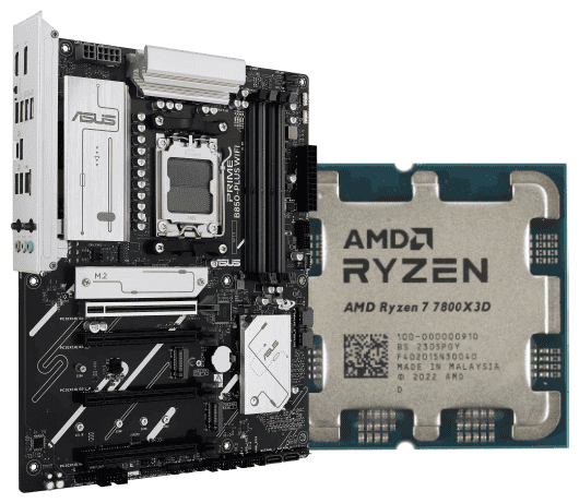 PRIME B850-PLUS WIFI + Ryzen 7 7800X3D tray