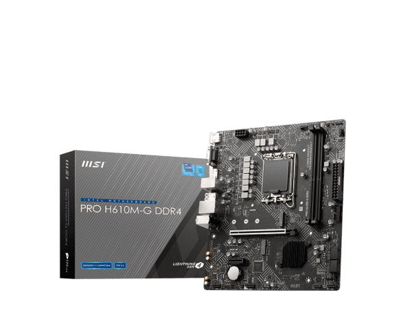 PRO H610M-G - H610/LGA1700/DDR5/mATX