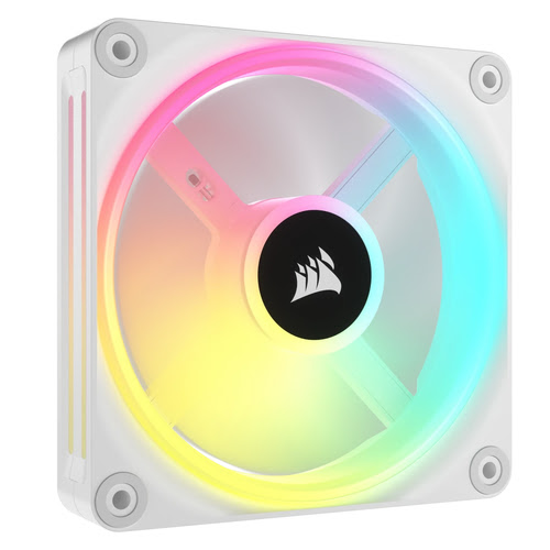 Corsair iCUE LINK QX120 RGB 120mm PWM Expansion Kit Blanc - Ventilateur boîtier - 0