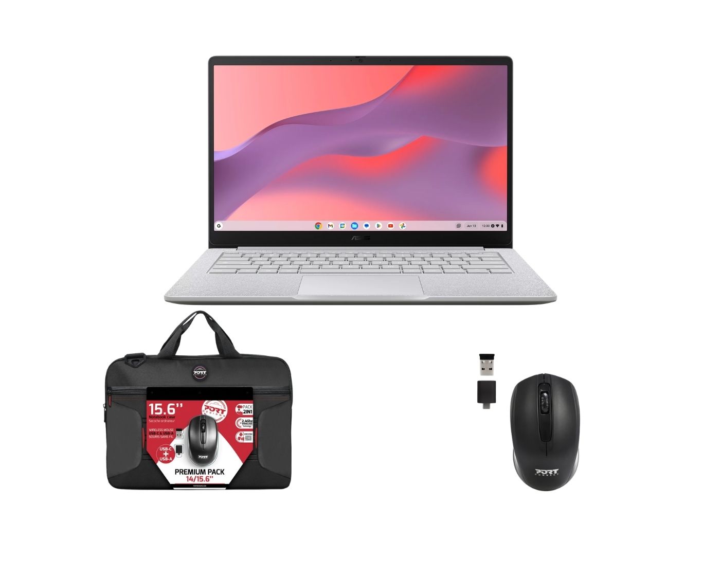 14"FHD/N50/8Go/128Go/ChromeOS SC + Sacoche souris 