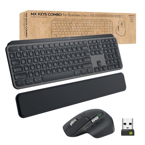 Grosbill Pack Clavier/Souris Logitech MX Keys Combo for Business Gen 2