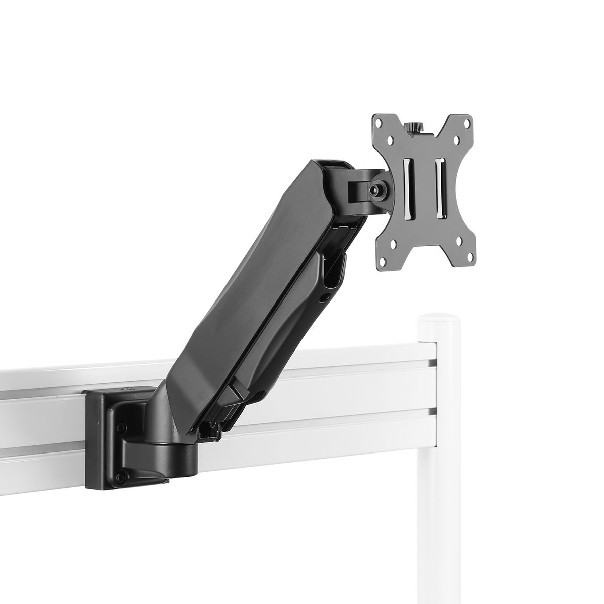 Bras LCD 13" à 27" pour rail fixation Slatwall - Accessoire écran - 0