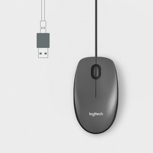  MOUSE M100 - BLACK - - Achat / Vente sur grosbill-pro.com - 1