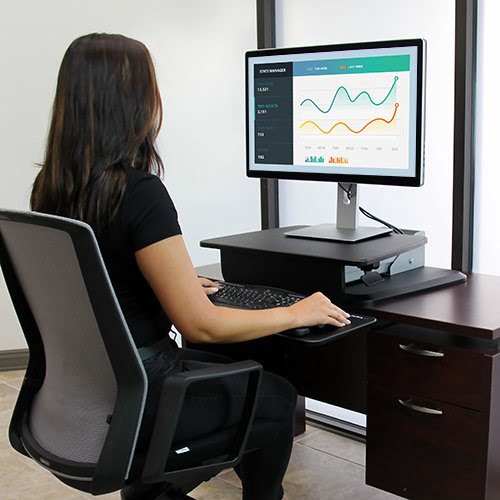 Sit-to-Stand Workstation - Height Adjust - Achat / Vente sur grosbill-pro.com - 10