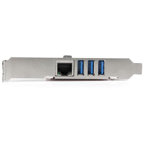 3Pt PCIe USB 3.0 Card+Gigabit Ethernet - Achat / Vente sur grosbill-pro.com - 2