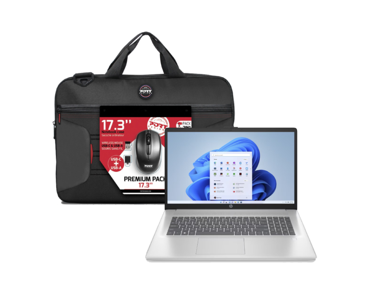 17.3"FHD/i3-N305/8G/512G/W11+Sacoche+Souris ss fil