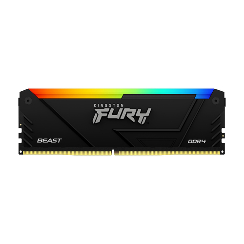 Kingston Fury Beast RGB 16Go (2x8Go) DDR4 3200MHz - Mémoire PC Kingston sur grosbill-pro.com - 1