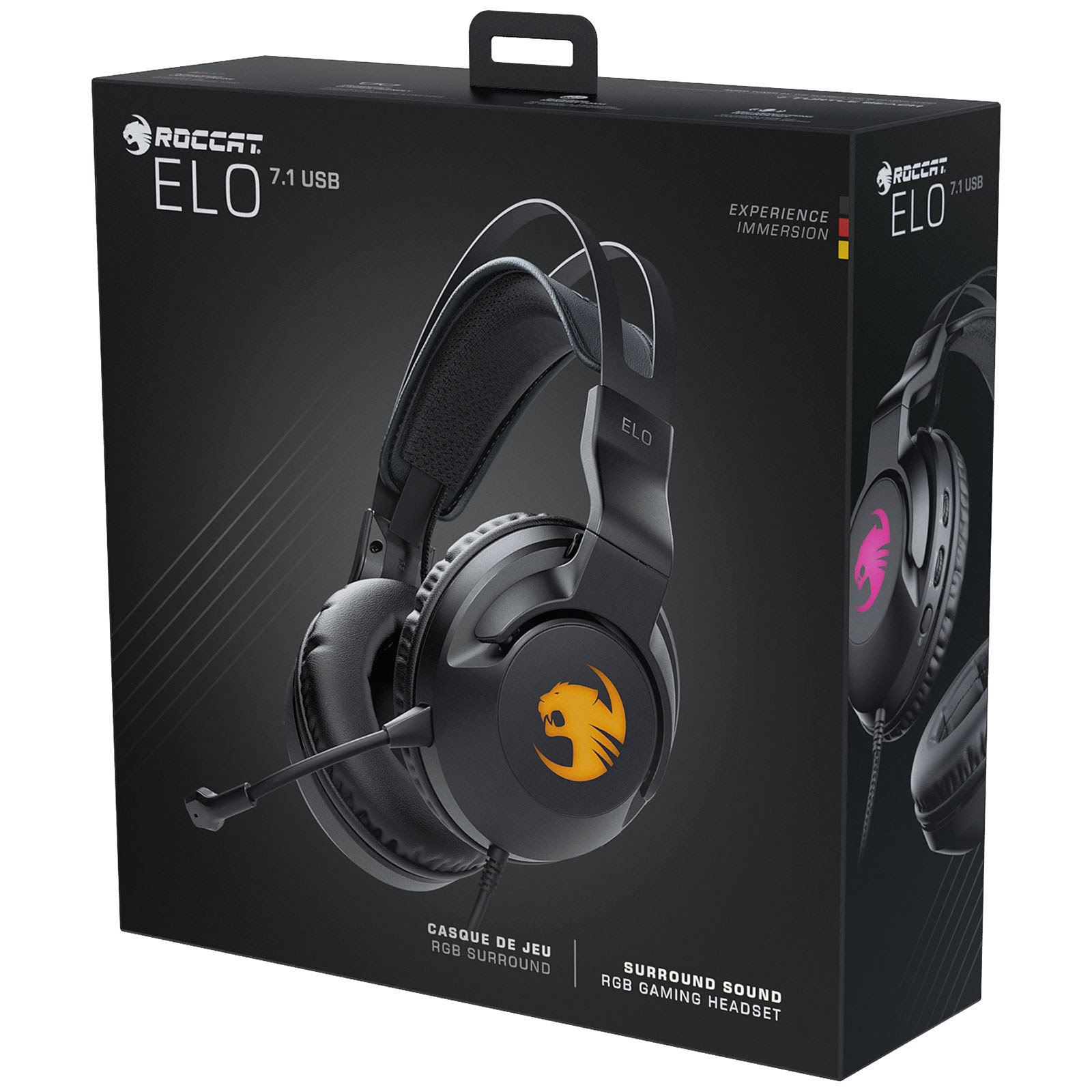 Roccat Elo 7.1 USB Stereo Noir - Micro-casque - grosbill-pro.com - 1