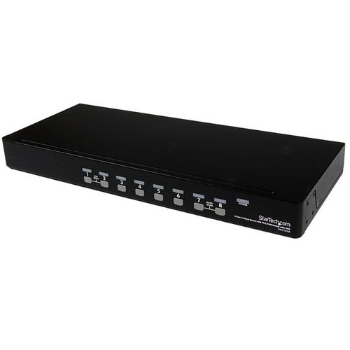 Grosbill Commutateur et splitter StarTech 8 Port 1U Rackmount USB PS/2 KVM Switch