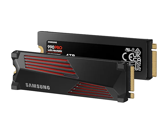 4To M.2 NVMe - 990 PRO Dissipateur