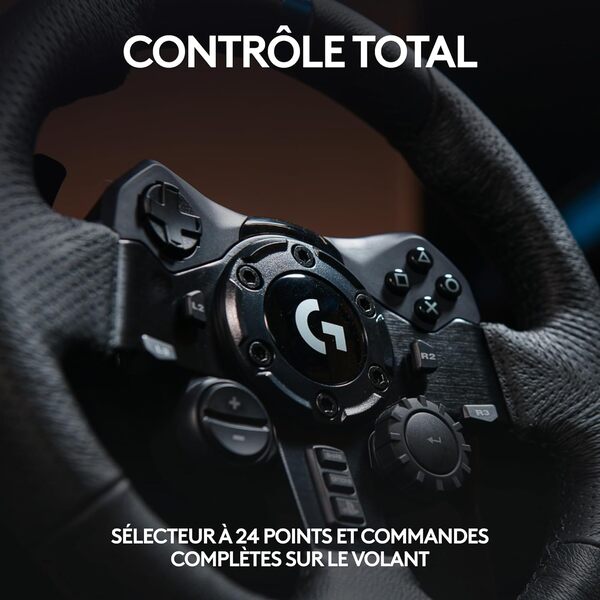 Logitech G923 Racing Wheel & Pedals - Périphérique de jeu - 4