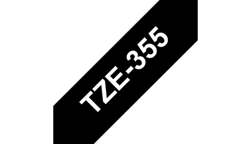 Ribbon/black white f P-Touch 2420PC - Achat / Vente sur grosbill-pro.com - 1