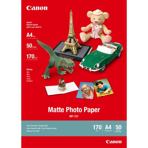Grosbill Papier imprimante Canon Paper/MP-101 Matte Photo A4 50sh