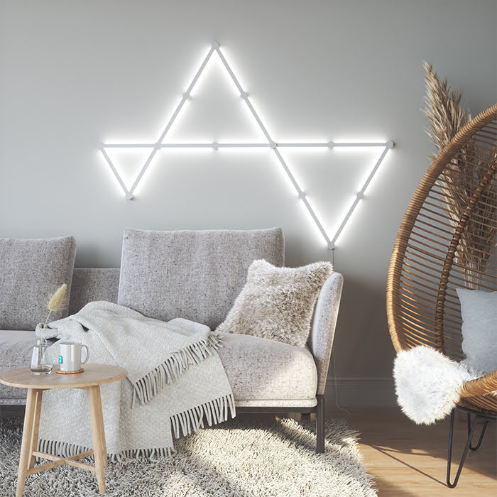 Nanoleaf Lines Starter Kit - 15 pièces (NL59-K-6002LW-15PK-EU) - Achat / Vente Objet connecté / Domotique sur grosbill-pro.com - 2