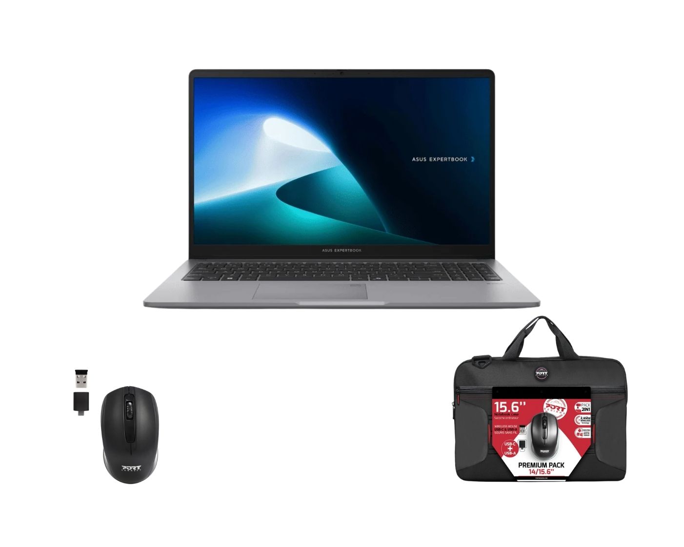 ExpertBook 15.6"/C3 100U/16/512/W11 + sac souris