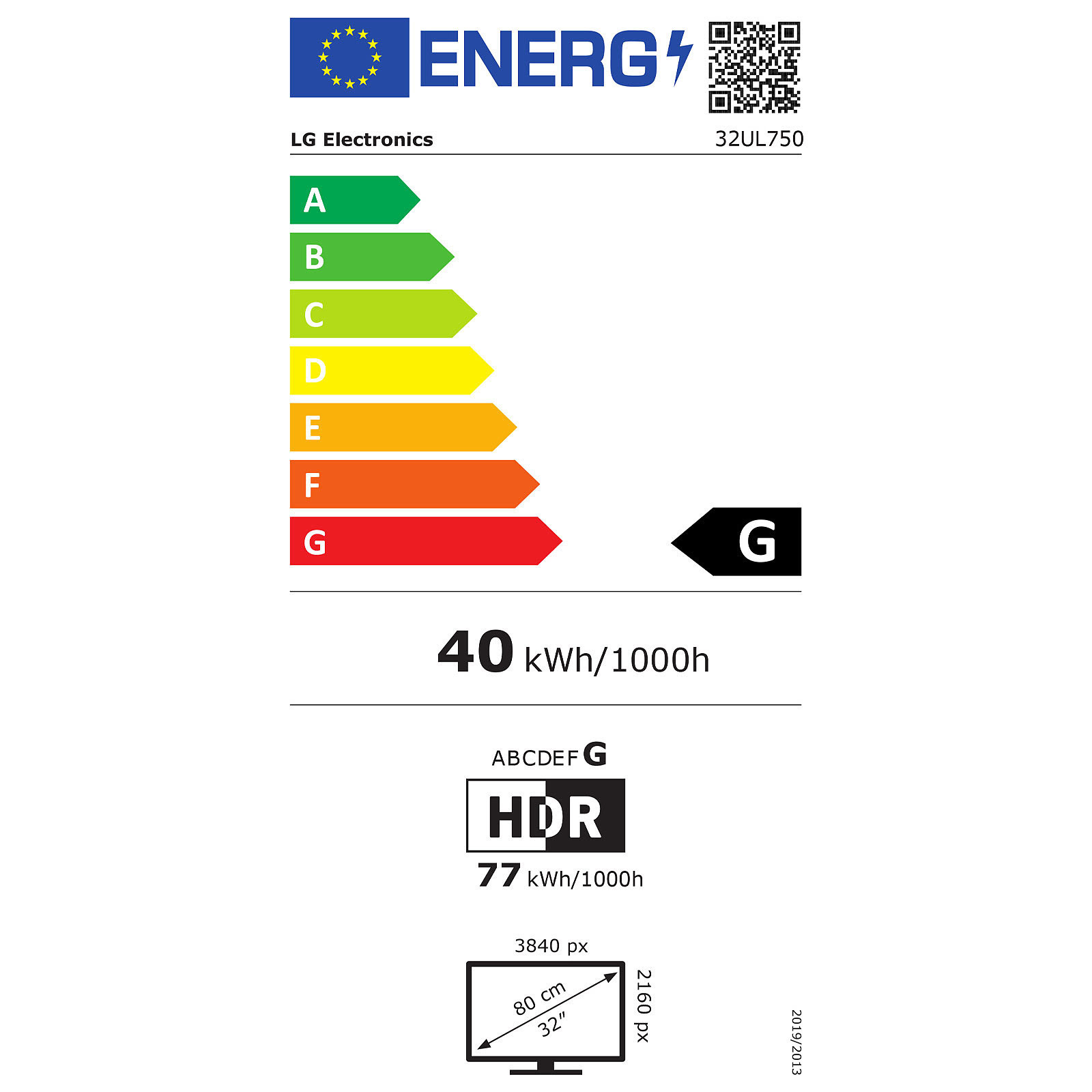 ECRAN LG 32 LED 16:9 UHD 4K 3840x2160 5ms 2xHDMI Displayport DCI-P3 à 95%  2xUSB