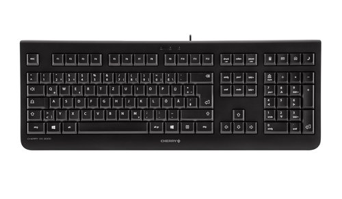 DC 2000 Ensemble Clavier & Souris filaires, noir, USB, AZERTY - FR - Achat / Vente sur grosbill-pro.com - 1