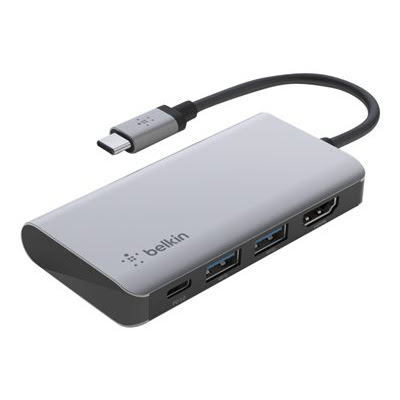 USB-C 4 Ports - 1xHDMI/1xUSB-C/2xUSB-A - Belkin - 0