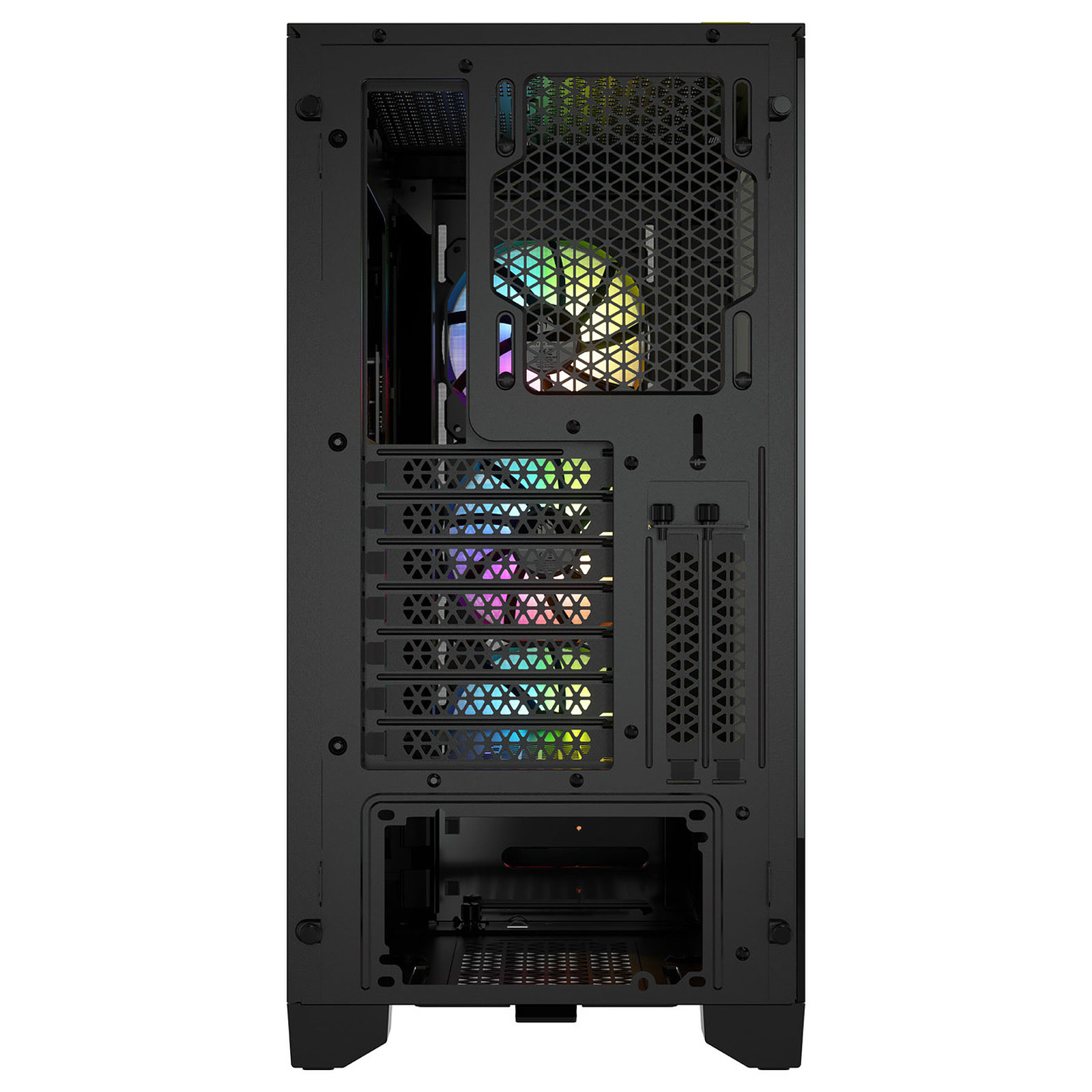 Corsair iCUE 4000X RGB Tempered Black Noir - Boîtier PC Corsair