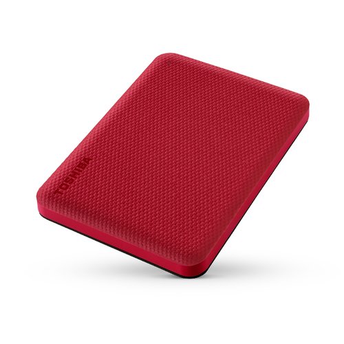 TOSHIBA Canvio Advance 4To 2.5p External Hard Drive USB 3.2 Gen1 Red - Achat / Vente sur grosbill-pro.com - 1