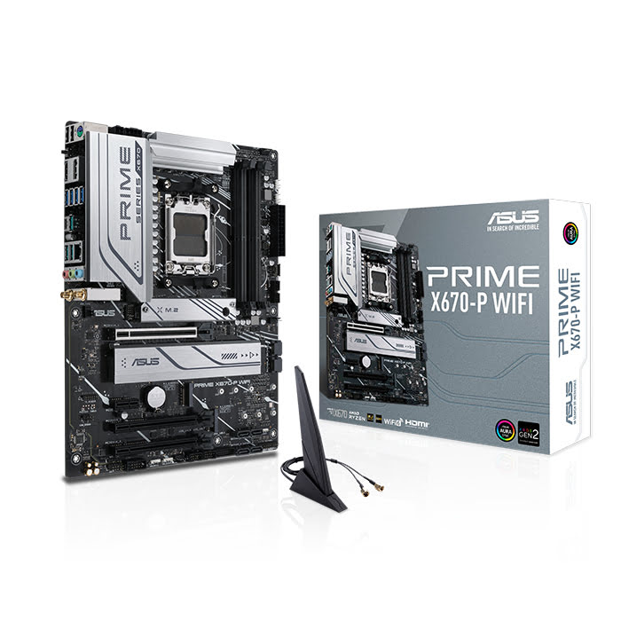 Asus PRIME X670-P WIFI ATX  - Carte mère Asus - grosbill-pro.com - 0