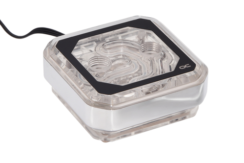 Alphacool Eisblock XPX Aurora CPU - Acryl Chrome/Blanc RGB - Watercooling - 3