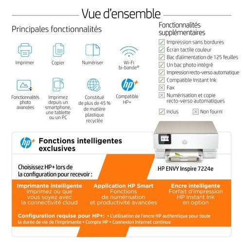 ENVY INSPIRE 7224E AIO - Achat / Vente sur grosbill-pro.com - 12