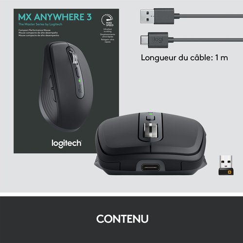 Logitech MX Anywhere 3 Graphite - Souris PC Logitech - grosbill-pro.com - 9