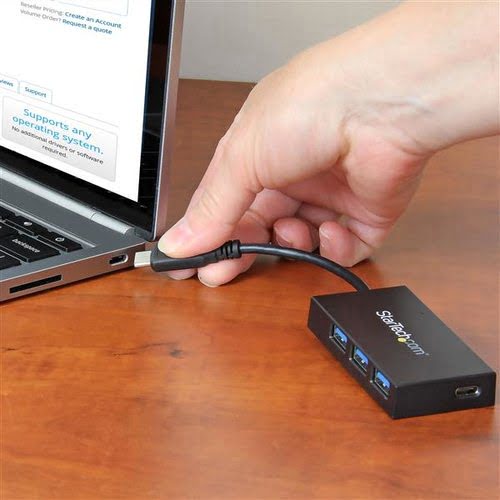 4 Port USB C Hub - C to C & A - USB 3.0 - Achat / Vente sur grosbill-pro.com - 4