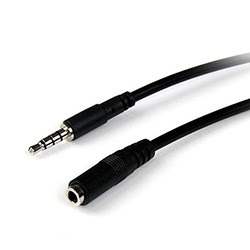 Rallonge M/F Jack 3.5mm 4pts - 2m 